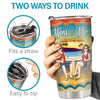 Love You To The Beach And Back - Couple Personalized Custom Tumbler - Gift For Husband Wife, Anniversary