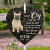 Custom Photo Puppy Love You So Much - Memorial Personalized Memorial Garden Slate & Hook - Sympathy Gift, Gift For Pet Owners, Pet Lovers