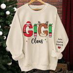 Custom Name Christmas Santa Claus Gifts for Families - Personalized Sweater