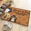 Beware Of Dogs, Cats Are Shady Too - Dog & Cat Personalized Custom Decorative Mat - Gift For Pet Owners, Pet Lovers
