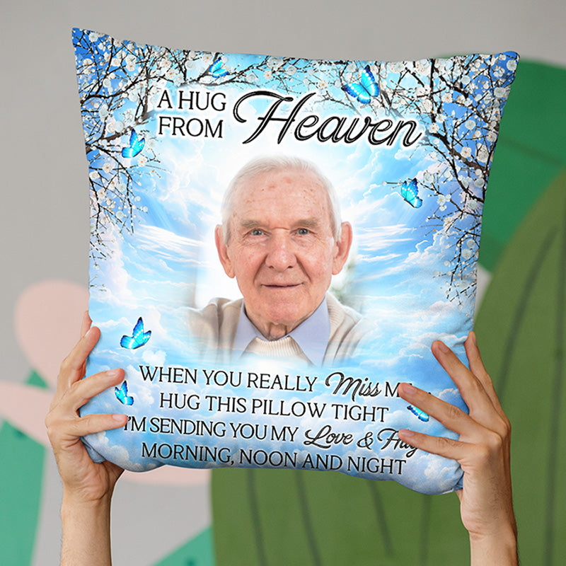 Custom Photo Memorial Hug Gifts - Personalized Pillow