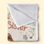 Custom Name Sister Gifts - Personalized Blanket