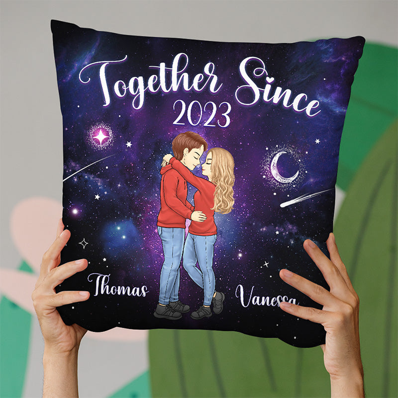Custom Name Together Since Couple Gifts - Personalized Pillow