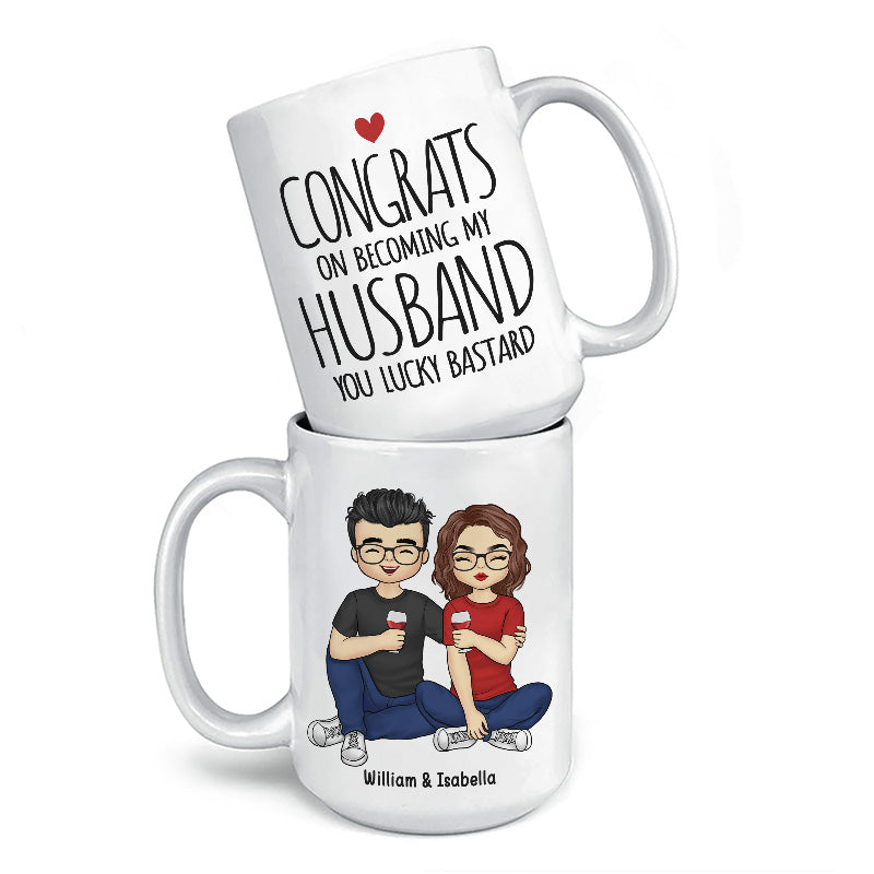 Custom Name Becoming My Husband Wedding Gifts - Personalized Mugs