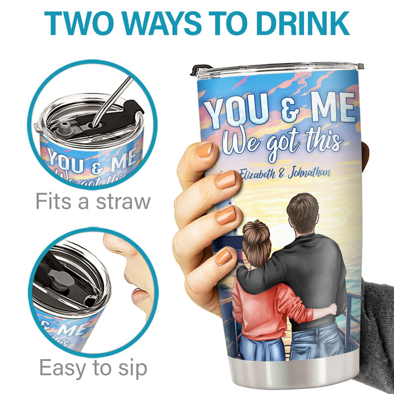You're The Only One I Want To Annoy - Couple Personalized Custom Tumbler - Gift For Husband Wife, Anniversary