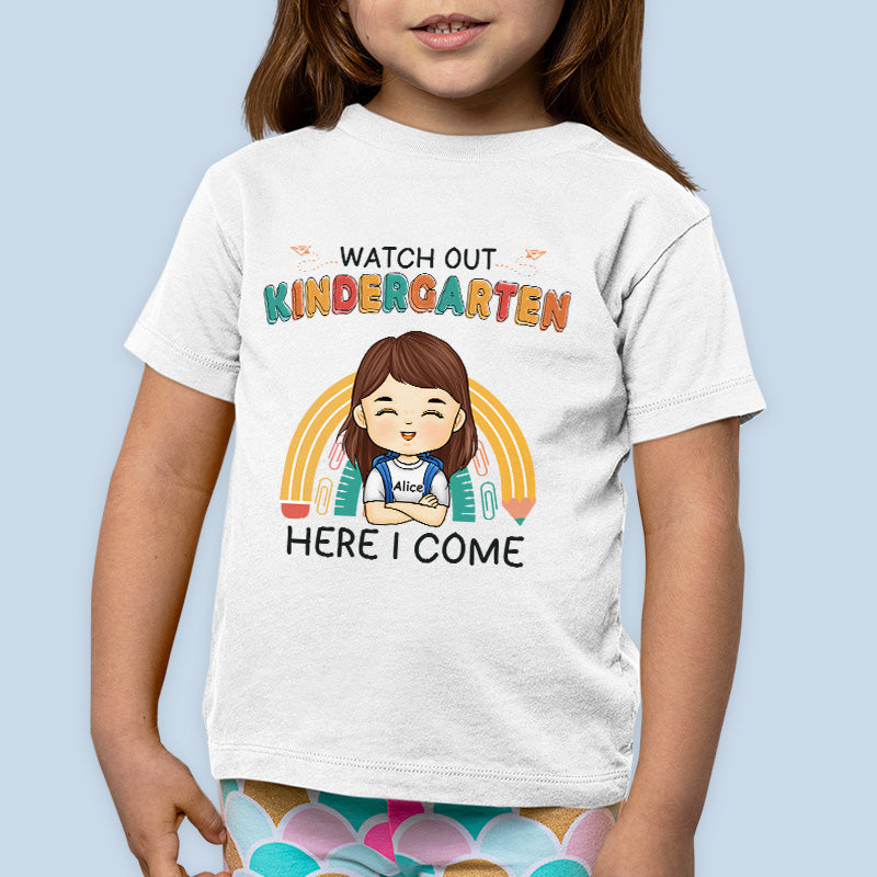 Custom Name Kindergarten Gifts for Kids - Personalized Apparel