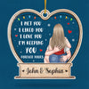 Only A Fool For You - Couple Personalized Custom Ornament - Acrylic Custom Shaped - Christmas Gift For Husband Wife, Anniversary