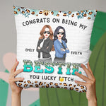 Custom Name Funny Best Friend Gifts for Women - Personalized Pillow