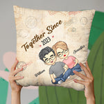 Custom Name Romantic Couple Gifts - Personalized Pillow