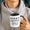 Hubby And Wifey - Couple Personalized Custom Accent Mug - Gift For Husband Wife, Anniversary