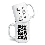 Custom Name Dog Mom Gifts for Pet Lovers - Personalized Mugs