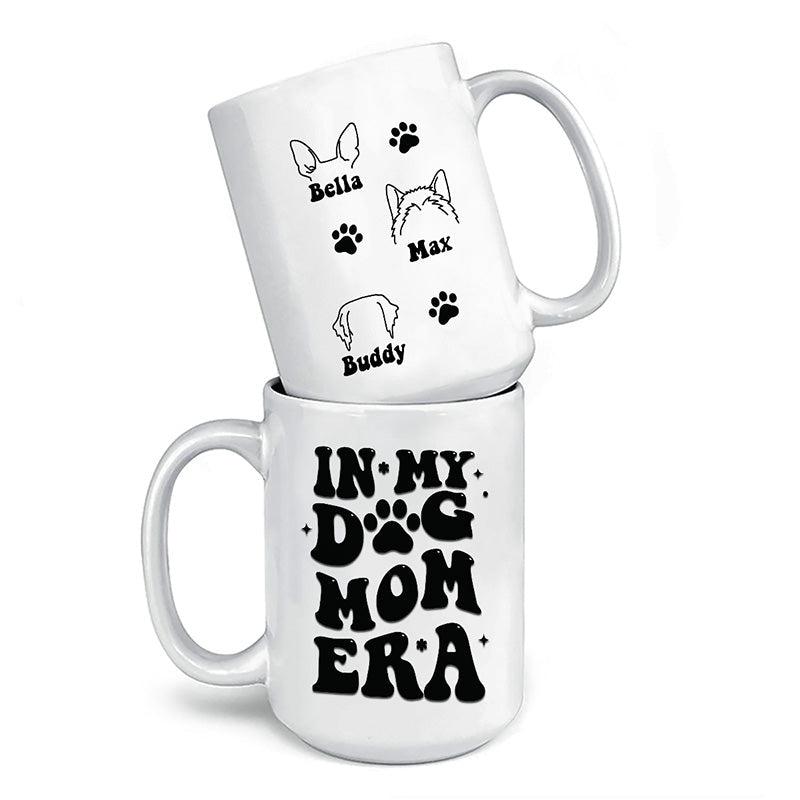 Custom Name Dog Mom Gifts for Pet Lovers - Personalized Mugs