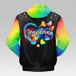 Custom Name Grandma Gifts for Grandmothers - Personalized AOP Hoodie