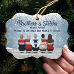 Custom Name Brothers and Sisters Christmas Keepsake Gifts - Personalized Ornament