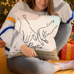 Custom Name Bestie Friendship Gifts - Personalized Pillow