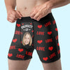Custom Photo My Property - Funny Personalized Custom Boxer Briefs, Men's Boxers - Birthday Gift For Boyfriend, Husband, Anniversary