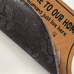 Custom Funny Cat Welcome Home Decor - Personalized Doormat
