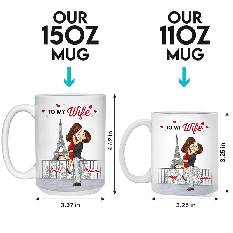 Custom Name Romantic Gifts for Wife - Personalized Mugs