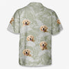 Custom Photo Enjoy The Sun - Dog & Cat Personalized Custom Unisex Tropical Hawaiian Aloha Shirt - Summer Vacation Gift, Gift For Pet Owners, Pet Lovers