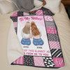 There's No Better Friend Than A Sister - Bestie Personalized Custom Blanket - Gift For Best Friends, BFF, Sisters