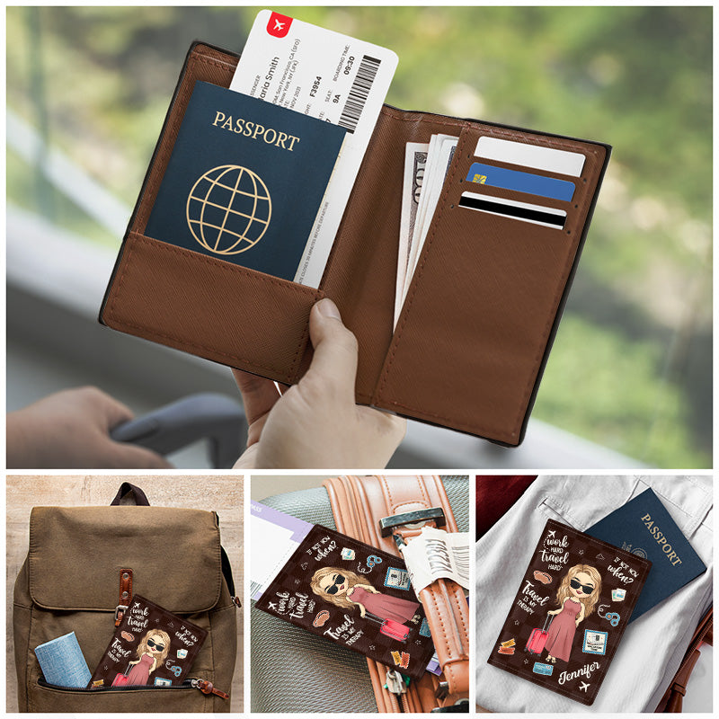 Custom Name Travel Gifts for Women - Personalized Passport Cover
