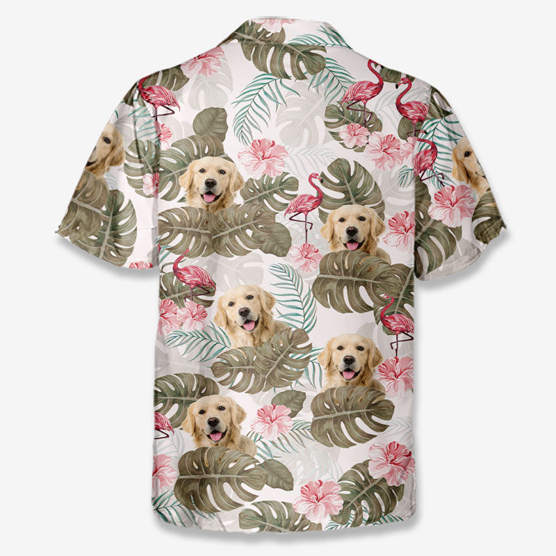 Custom Photo Summer Is Coming On Way - Dog & Cat Personalized Custom Unisex Tropical Hawaiian Aloha Shirt - Summer Vacation Gift, Gift For Pet Owners, Pet Lovers
