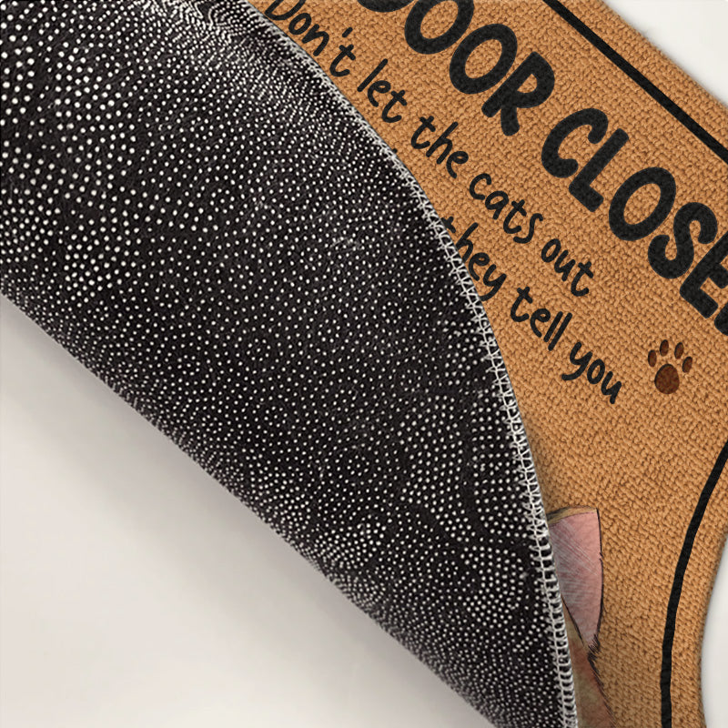 Custom Name Funny Cat Lover Gifts - Personalized Doormat