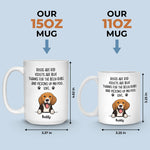 Custom Name Funny Dog Gifts for Pet Parents - Personalized Mugs