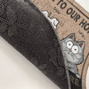 Welcome To The Cat House - Cat Personalized Custom Decorative Mat - Gift For Pet Owners, Pet Lovers