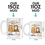 Custom Name Funny Cat Gifts for Pet Lovers - Personalized Mugs