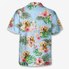 Custom Photo Summer Is In The Air - Dog & Cat Personalized Custom Unisex Tropical Hawaiian Aloha Shirt - Summer Vacation Gift, Gift For Pet Owners, Pet Lovers