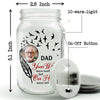 Custom Photo Your Wings Were Ready But Our Hearts Were Not - Memorial Personalized Custom Mason Jar Light - Sympathy Gift For Family Members