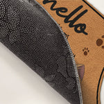 Custom Cat Family Welcome Decor - Personalized Doormat