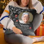 Custom Photo Memorial Heaven Decor - Personalized Pillow