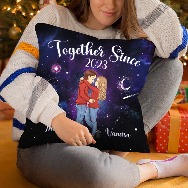 Custom Name Together Since Couple Gifts - Personalized Pillow