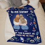 Custom Name Sister Gifts - Personalized Blanket