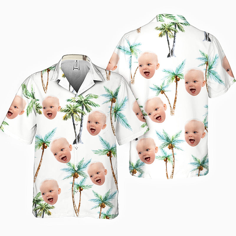Custom Photo Seek To Sea More - Family Personalized Face Custom Unisex Tropical Hawaiian Aloha Shirt - Summer Vacation Gift, Gift For Family Members