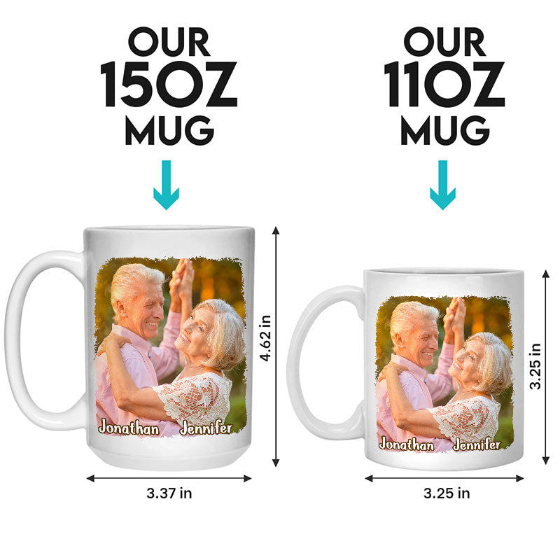 Custom Photo 40th Anniversary Gifts for Couples - Personalized Mug