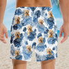 Custom Photo Beach More Worry Less - Dog & Cat Personalized Custom Tropical Hawaiian Aloha Men Beach Shorts - Summer Vacation Gift, Birthday Party Gift For Pet Owners, Pet Lovers