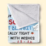 Custom Name Granddaughter Love Gifts from Grandma and Grandpa - Personalized Blanket