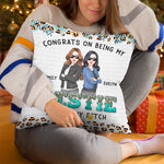 Custom Name Funny Best Friend Gifts for Women - Personalized Pillow