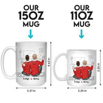 Custom Name Funny Couple Gifts - Personalized Mugs