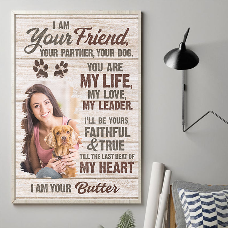 Custom Pet Photo Dog Lover Gifts - Personalized Poster