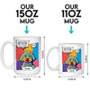 To My Amazing Dad - Dog Personalized Custom Mug - Father's Day, Birthday Gift For Pet Owners, Pet Lovers