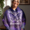Grandma Is My Angel - Family Personalized Custom Unisex All-Over Printed Hoodie - Mother's Day, Gift For Grandma