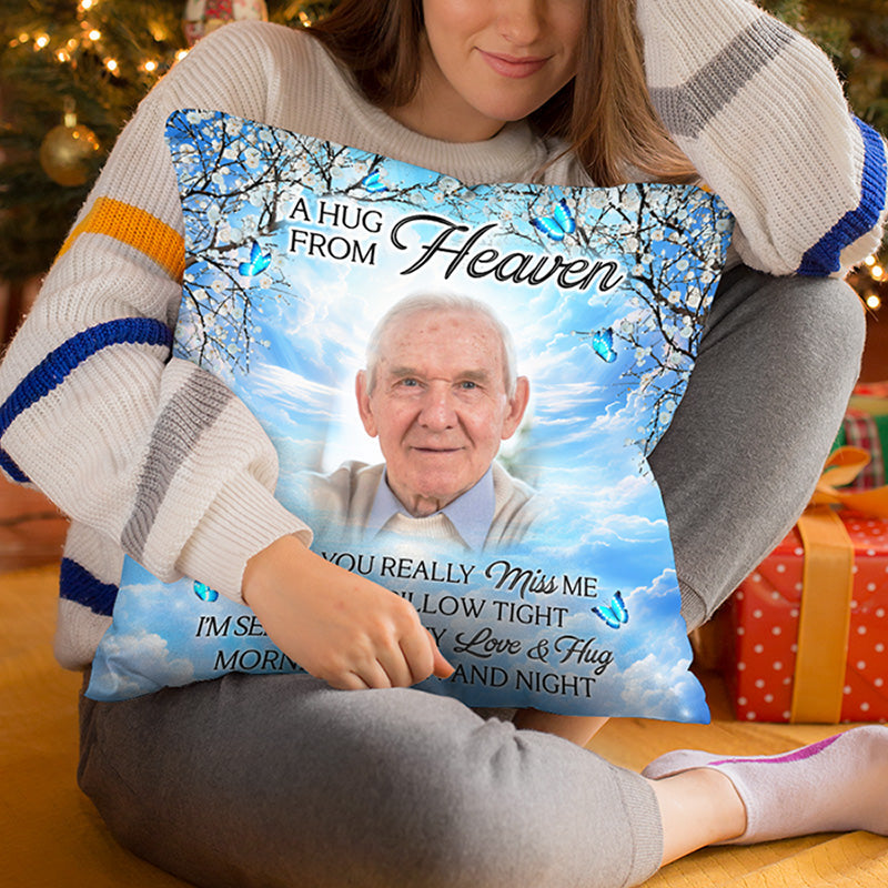 Custom Photo Memorial Hug Gifts - Personalized Pillow