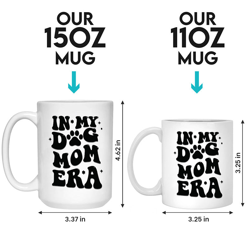 Custom Name Dog Mom Gifts for Pet Lovers - Personalized Mugs
