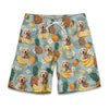 Custom Photo Sunrise Sunburn Sunset - Dog & Cat Personalized Custom Tropical Hawaiian Aloha Men Beach Shorts - Summer Vacation Gift, Birthday Party Gift For Pet Owners, Pet Lovers