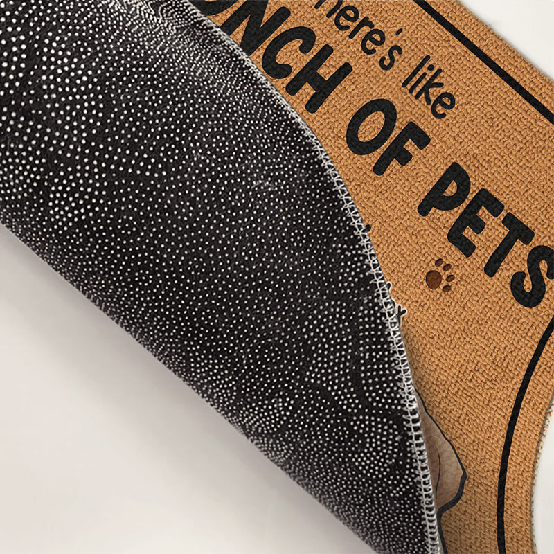 Custom Funny Pet Quotes Housewarming Decor - Personalized Doormat