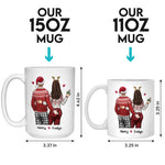 Custom Name Funny Christmas Gifts for Husband - Personalized Mugs